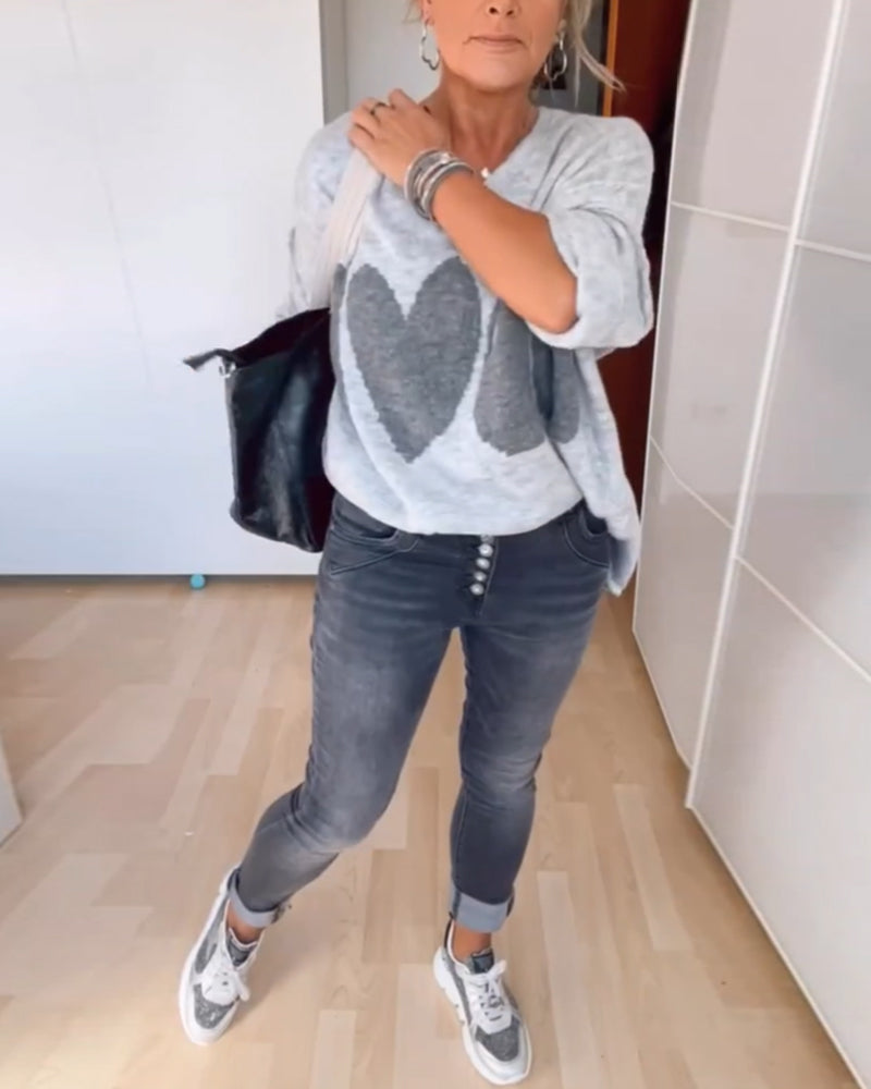 Melanie| Neulepaita sydänkuviolla