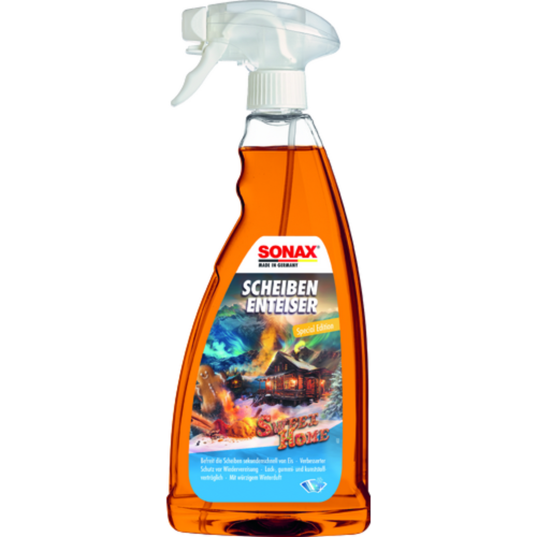 Scheibenenteiser | Sweet Home Special Edition für Autoscheiben | Schnelle Enteisung mit Wiedervereisungsschutz | 1 Liter