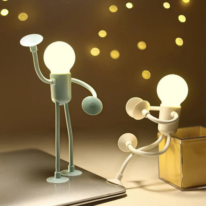 LED night light BeamLight athlete figure | Adjustable &amp; creative poses | Warm white, energy-efficient | USB/plug operation, approx. 25 cm