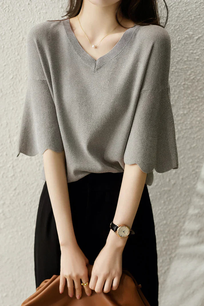Lea| Hauts pour femme à col en V