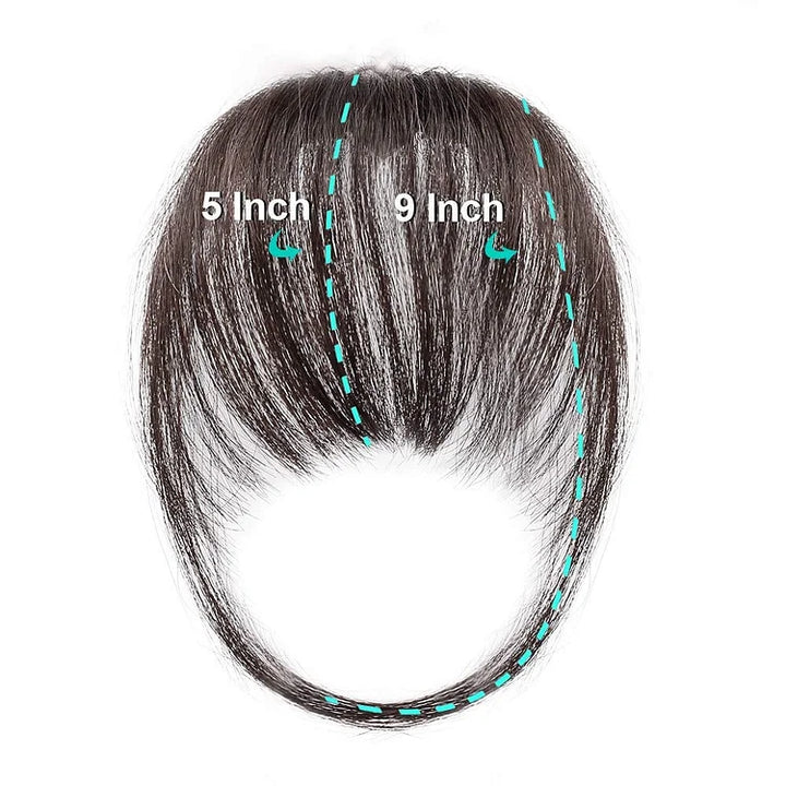 Clip-in Ponyfrisur für Damen | Sofort neuer Look ohne Schneiden | Leicht, atmungsaktiv &amp; bequem | Sicherer Halt | Mehrere Farben
