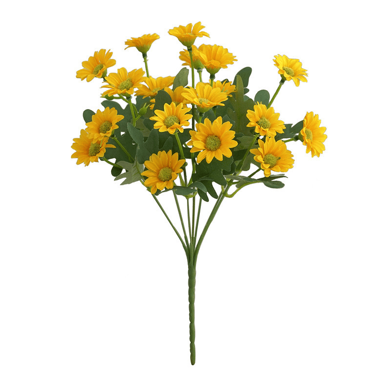 Künstliche Chrysanthemen | UV-beständig | Herbst-Deko für draußen | Naturgetreues Seidenmischgewebe