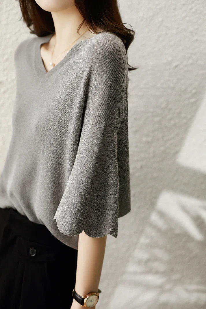 Lea| Hauts pour femme à col en V