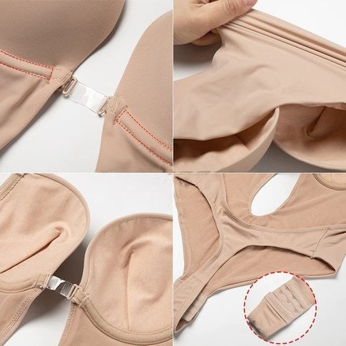 NakedElegance™ Body dos nu avec soutien-gorge intégré