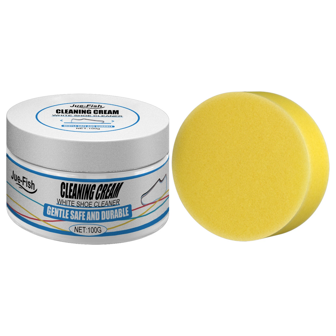 Sneaker cleaner for white &amp; color | Deep cleaning against dirt &amp; yellowing | Gentle formula, with applicator