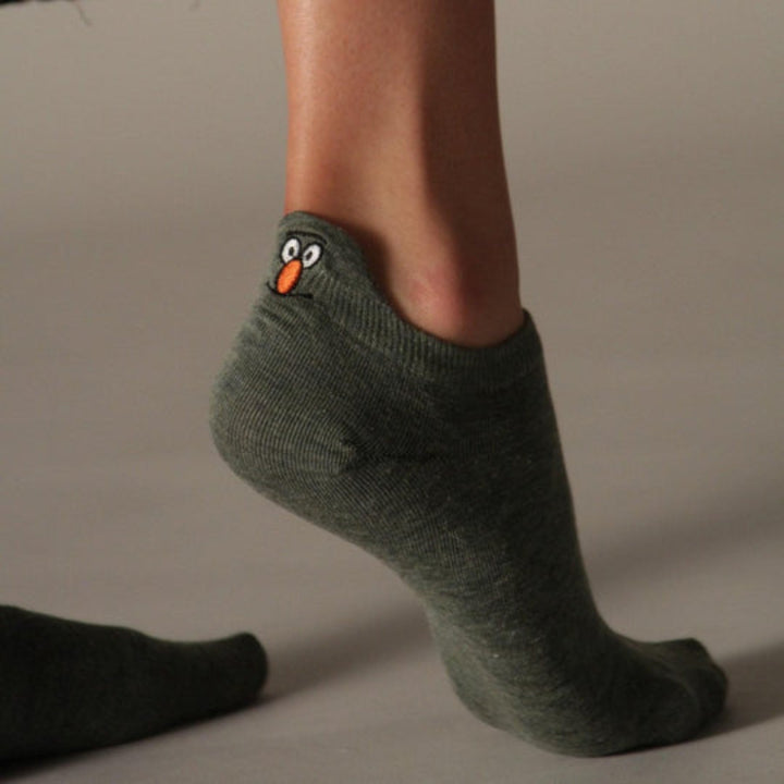 Colorful Socks with Smileys | Soft Cotton &amp; Non-Slip Fit | Blister-Friendly, Moisture-Regulating | 10-piece Set