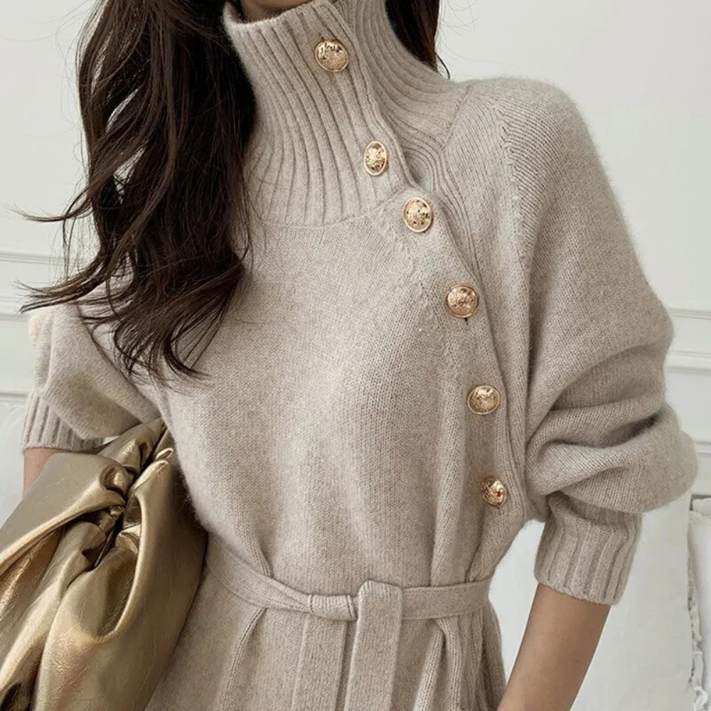 Eleganter Winterkleid für Damen