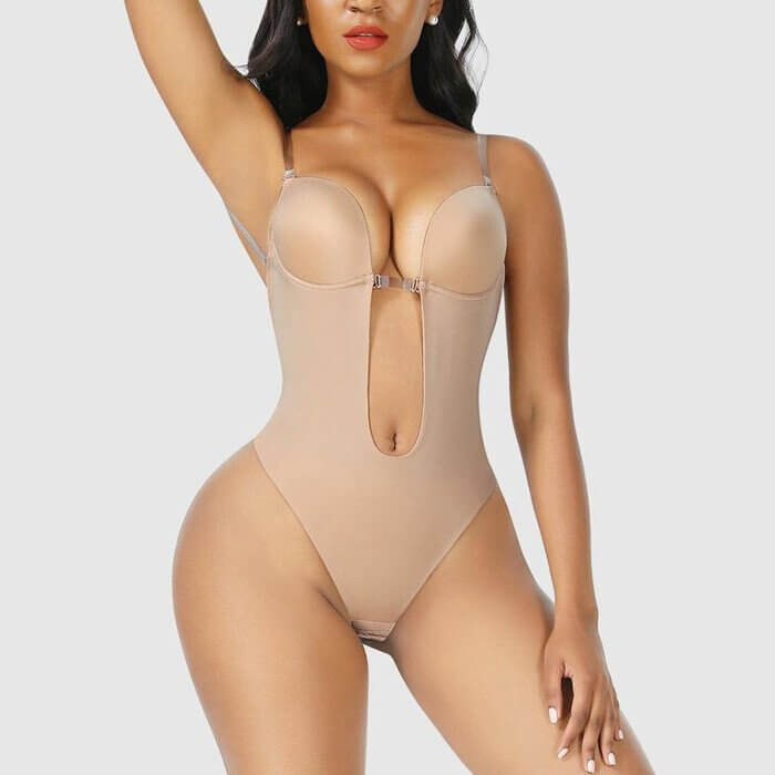 NakedElegance™ Body dos nu avec soutien-gorge intégré