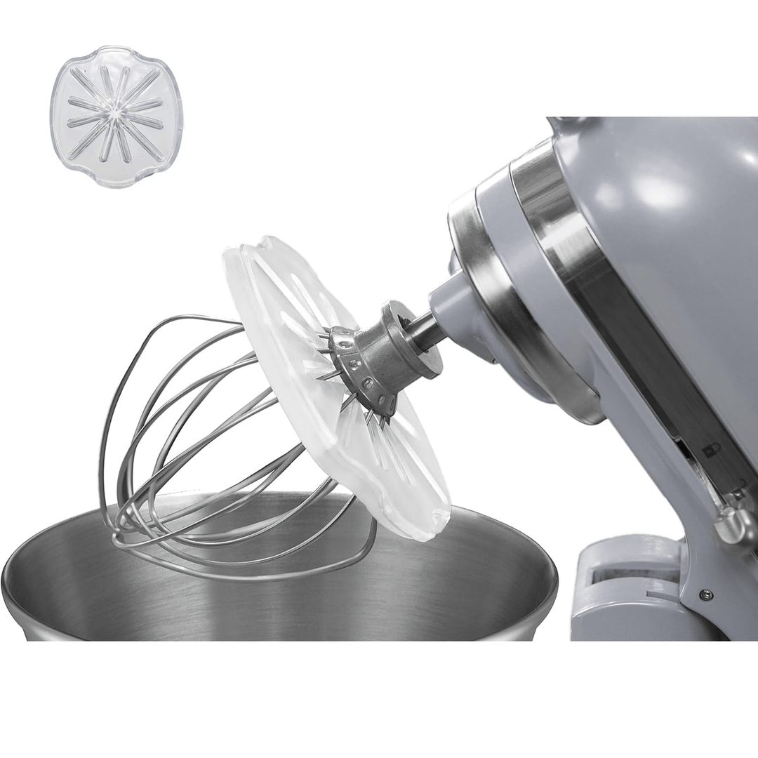 Pulitore per fruste KitchenAid a 6 fili | Rimuove residui di impasto in pochi secondi | Supporto paraspruzzi | Per ciotole da 4,5–5 qt con testa inclinabile e sollevabile