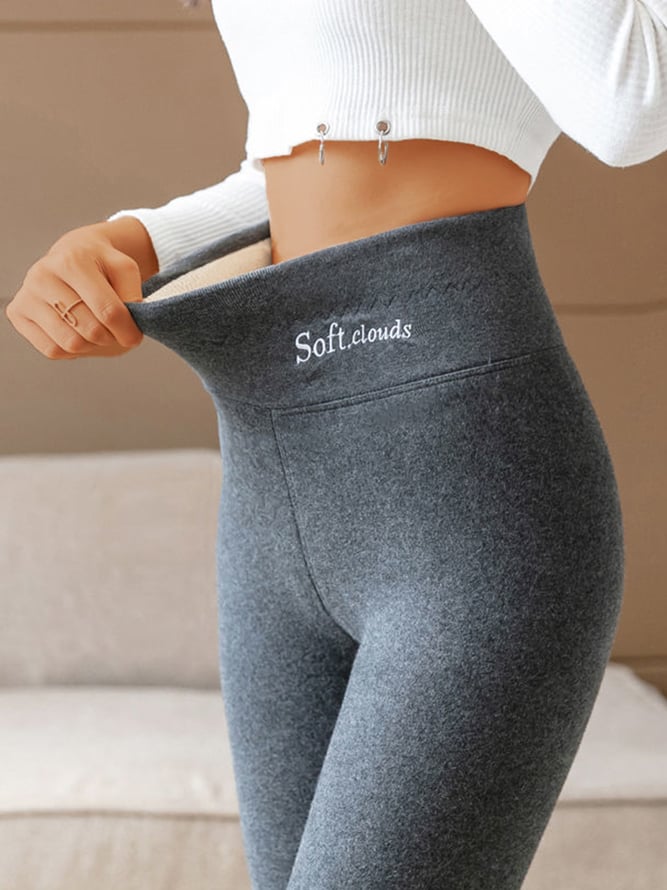 Thermo-Leggings für Damen mit Fleece-Futter | extra warm &amp; elastisch | 9/10-Länge, formender Sitz | S–4XL