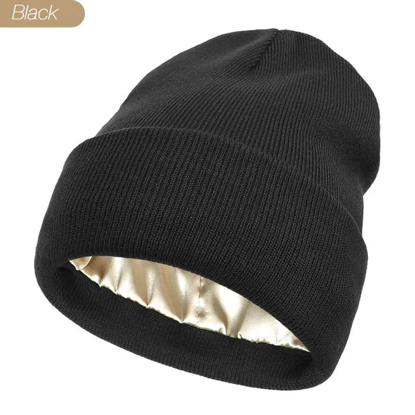 Unisex Beanie | Anti-Statik &amp; Anti-Frizz | Weiches, Glattes Gewebe | Verwirrungsfreies Design