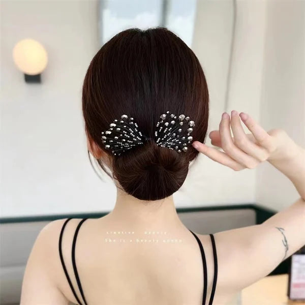 Haarband für Dutt ohne Haarnadeln | QuickTwist Stylinghilfe für French Twist