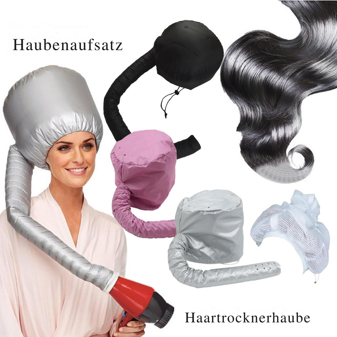 Curl drying hood for air curling | Hands-free &amp; even heat | Faster drying &amp; styling curls on the go
