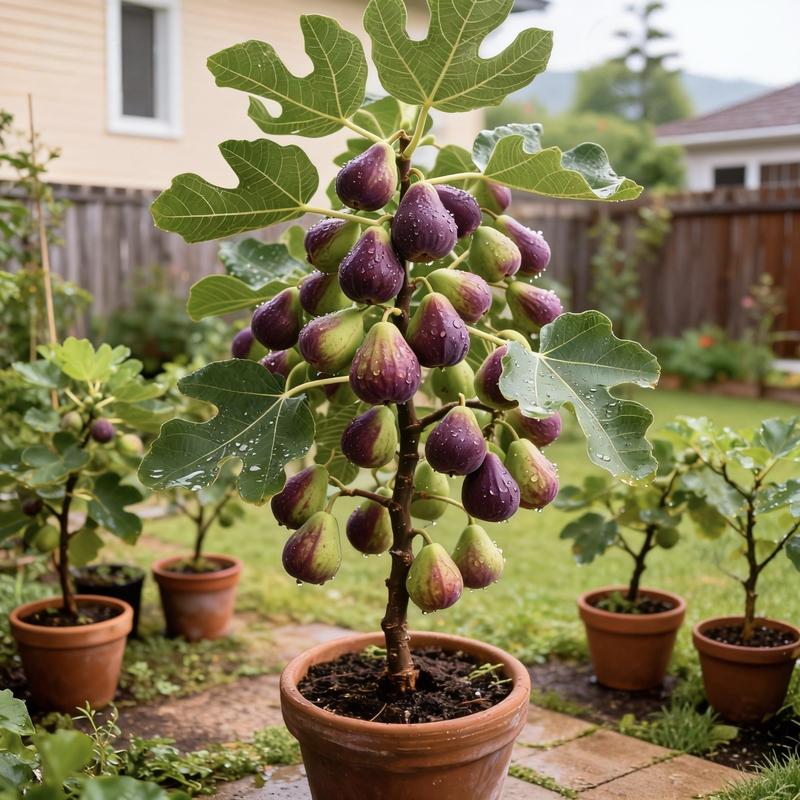 Feigenbaum Samen Mission Fig | Mehrjähriges Feigenbaum-Saatgut für Garten &amp; Terrasse | 100–400 Samen