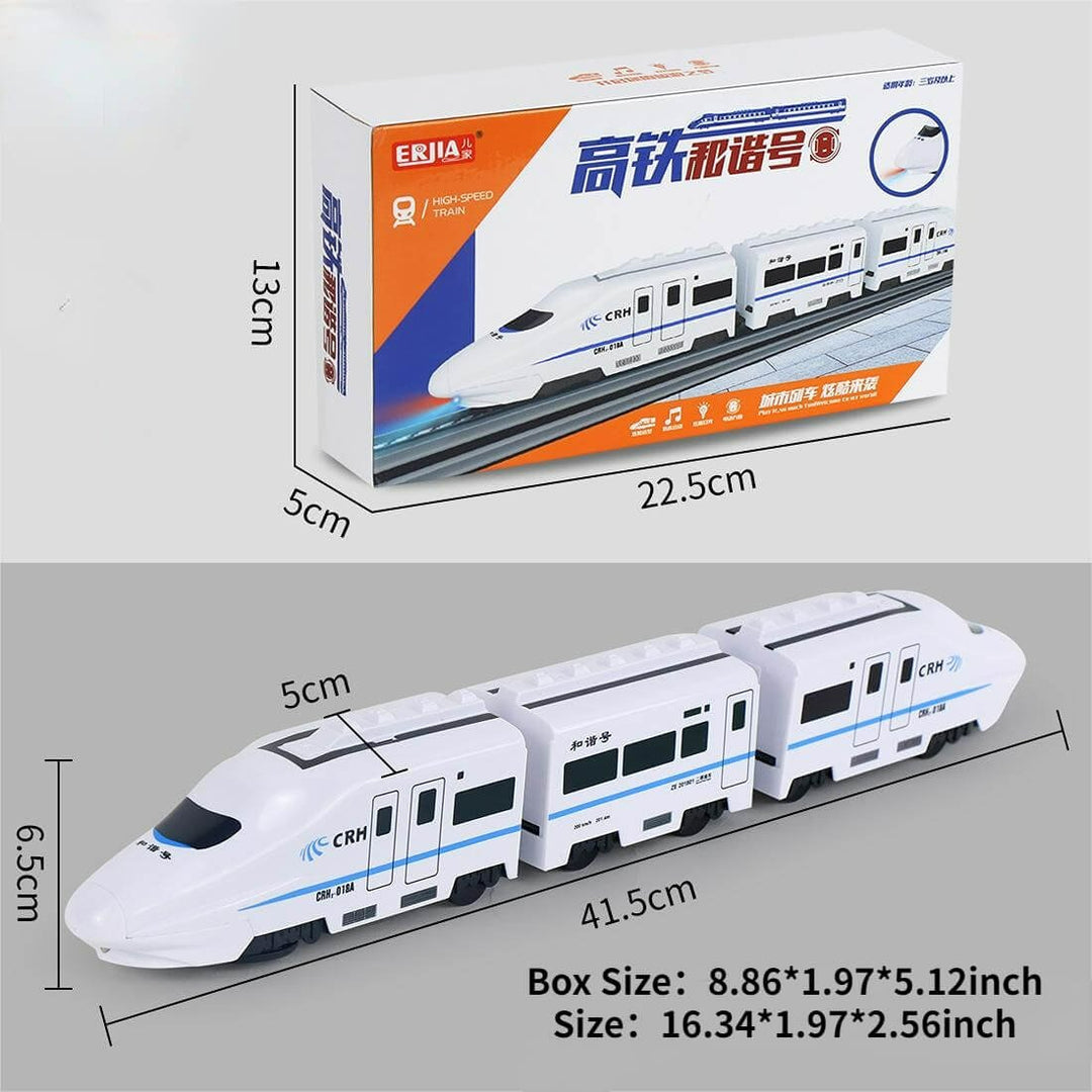 Toy train set high speed | Interactive train simulation, imaginative play | Compatible with many track systems, educational toy