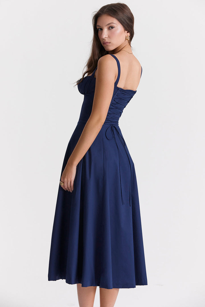 Damen Korsettkleid Elegant &amp; Figurbetont | Sommerkleid mit Femininer Silhouette | Für Partys, Hochzeiten &amp; Besondere Anlässe