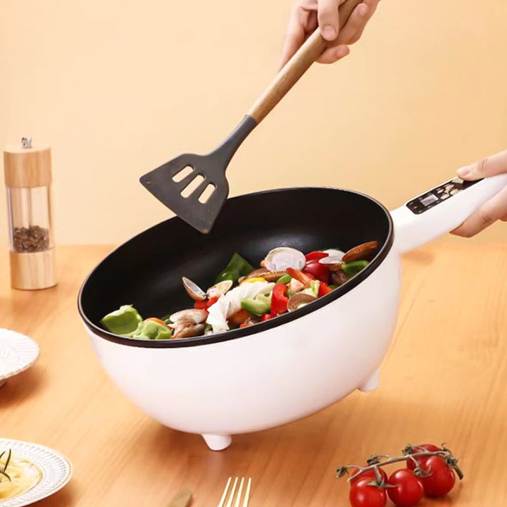 Elektrischer Multikocher 3–4 L | Braten, Schmoren, Dämpfen &amp; Kochen | Antihaft, Timer 1–12 h | Kompakt mit Warmhalten
