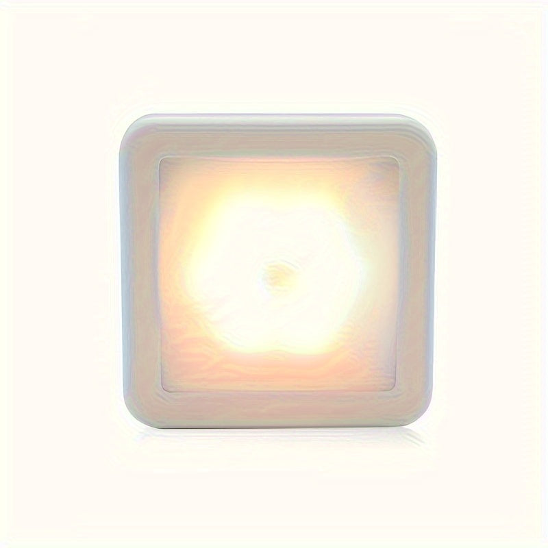 LED Nachtlicht mit Bewegungsmelder und PIR-Sensor | Kabellose Nachtlampe mit Batteriebetrieb für Flur, Schlafzimmer und Bad