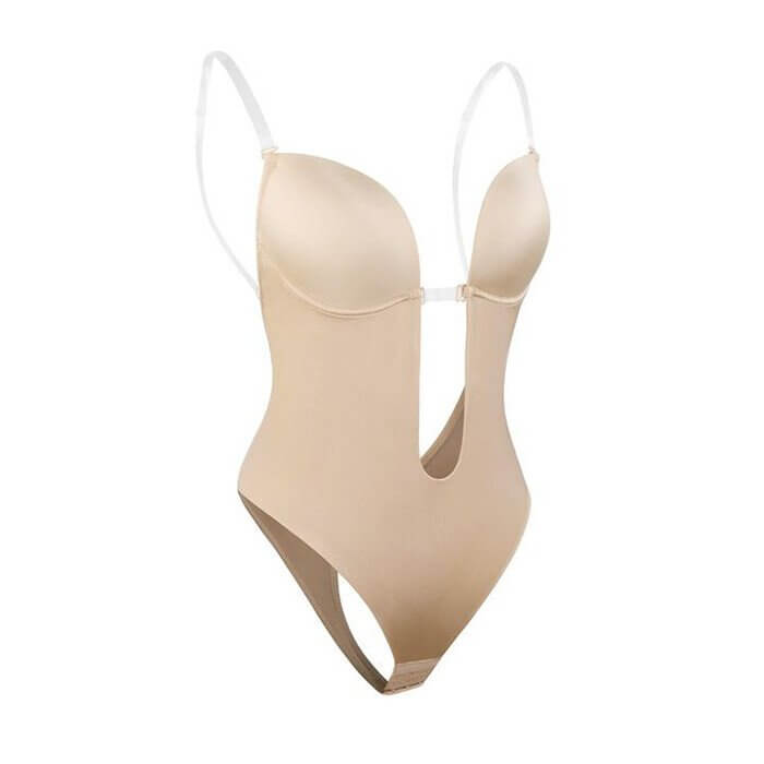NakedElegance™ Body dos nu avec soutien-gorge intégré