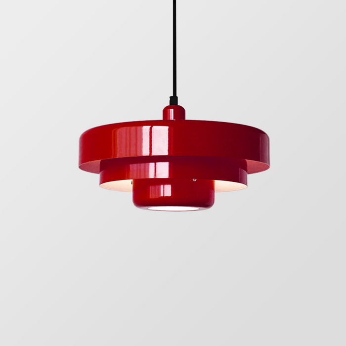 Pendelleuchte aus Eisen im Retro-Design | Verstellbare Hängelampe mit E26/E27-Fassung | Statement-Leuchte