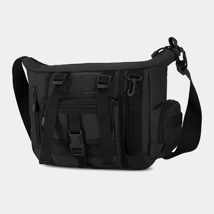 Herren Umhängetasche | Crossbody-Tasche aus Nylon mit Laptopfach und mehreren Fächern