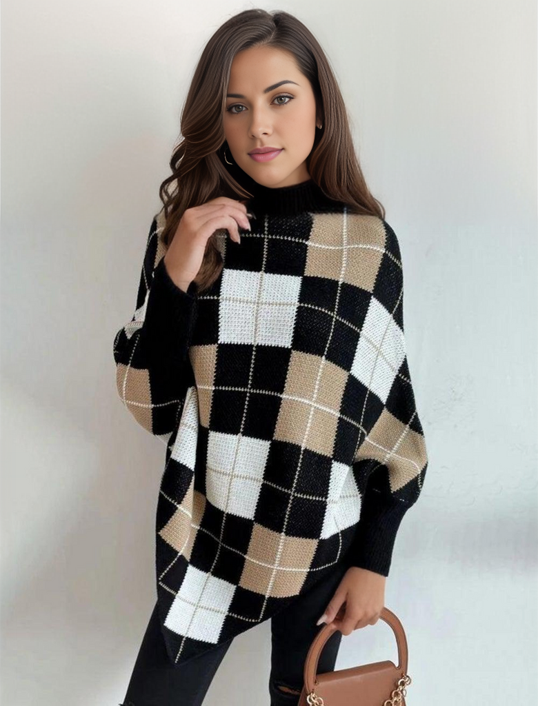 Lara | Maglione elegante con collo alto