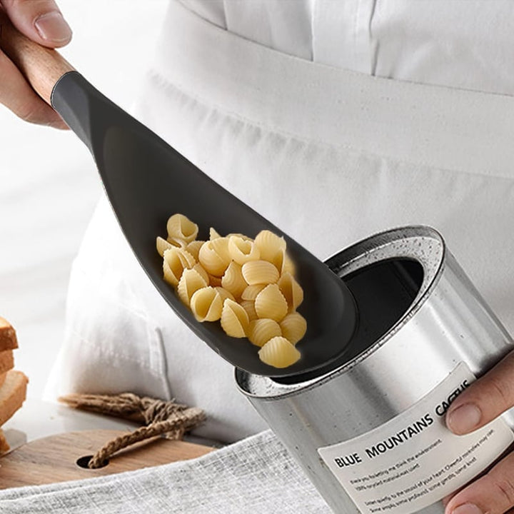 2-in-1 Kochlöffel und Pfannenwender | Hitzebeständiges Silikon bis 230 °C