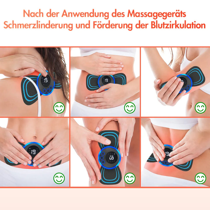 Electric massager | neck &amp; back massage | 15 intensity levels | portable &amp; rechargeable