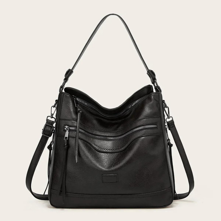 Damen Umhängetasche | Große Schultertasche mit verstellbarem Riemen, geräumigem Hauptfach und praktischer Innenaufteilung