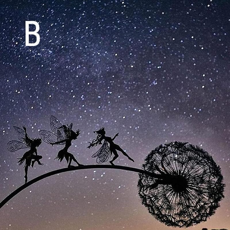 Garden fairy figure decoration for outdoors | Durable fairy sculpture for magical garden corners | Perfect gift for garden lovers