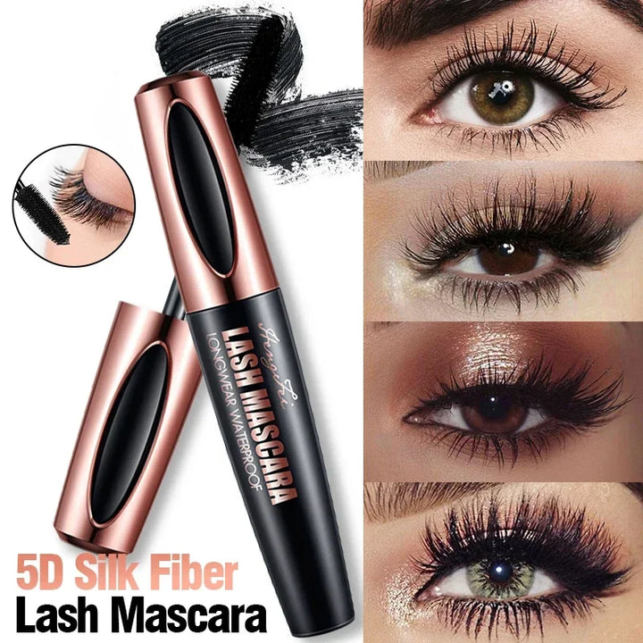 Mascara per allungamento ciglia | Volume e lunghezza | Impermeabile e senza grumi | Ipoallergenico