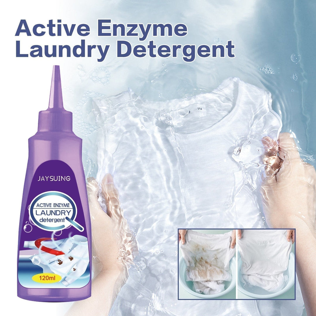 Fleckenentferner 120 ml mit aktiven Enzymen | Sofort-Reiniger für Kleidung &amp; Polster | für weiße, dunkle &amp; bunte Stoffe