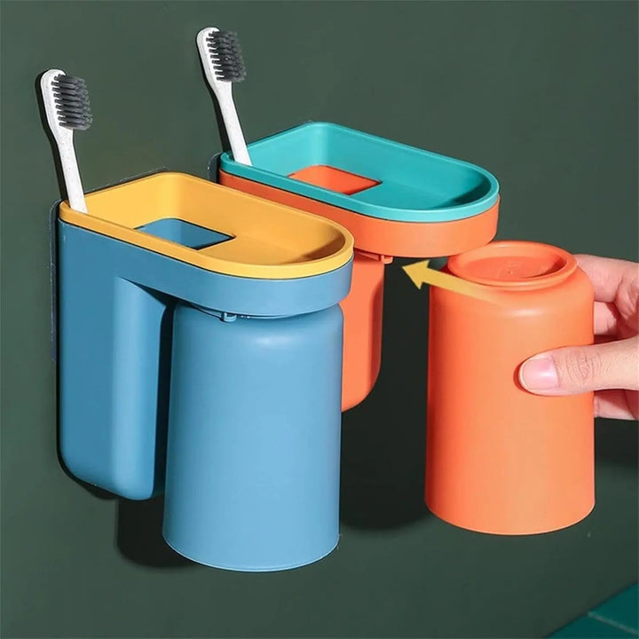 Self-adhesive Toothbrush Holder | ABS plastic | With drip system | No drilling required