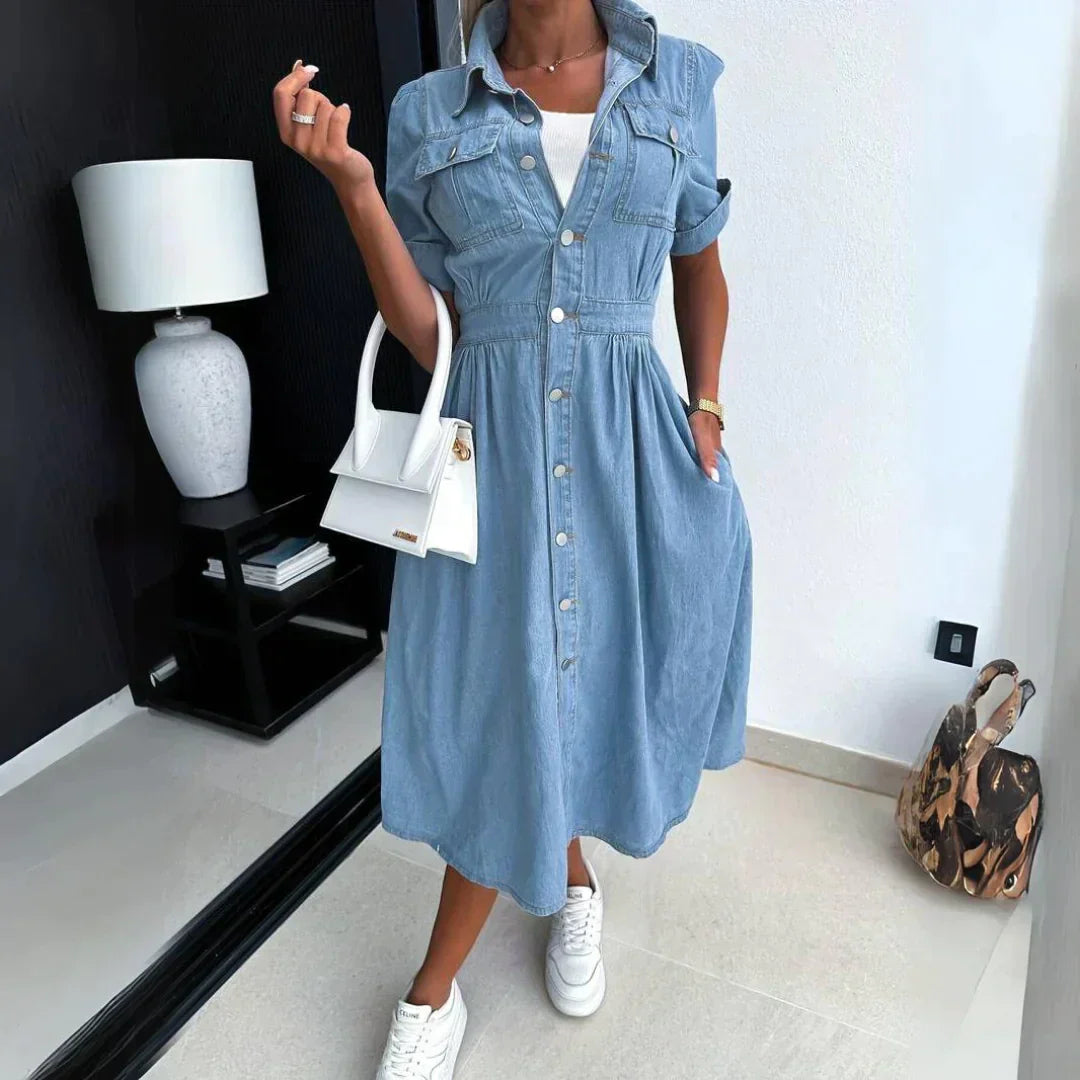 Maja - Vestito in denim alla moda
