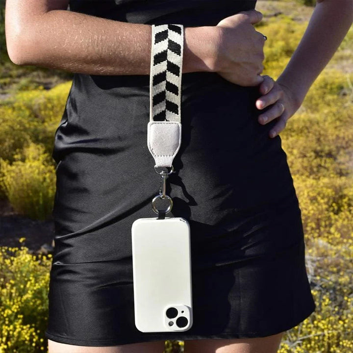 SecureKeyBand™ Phone Strap with Zipper Pocket