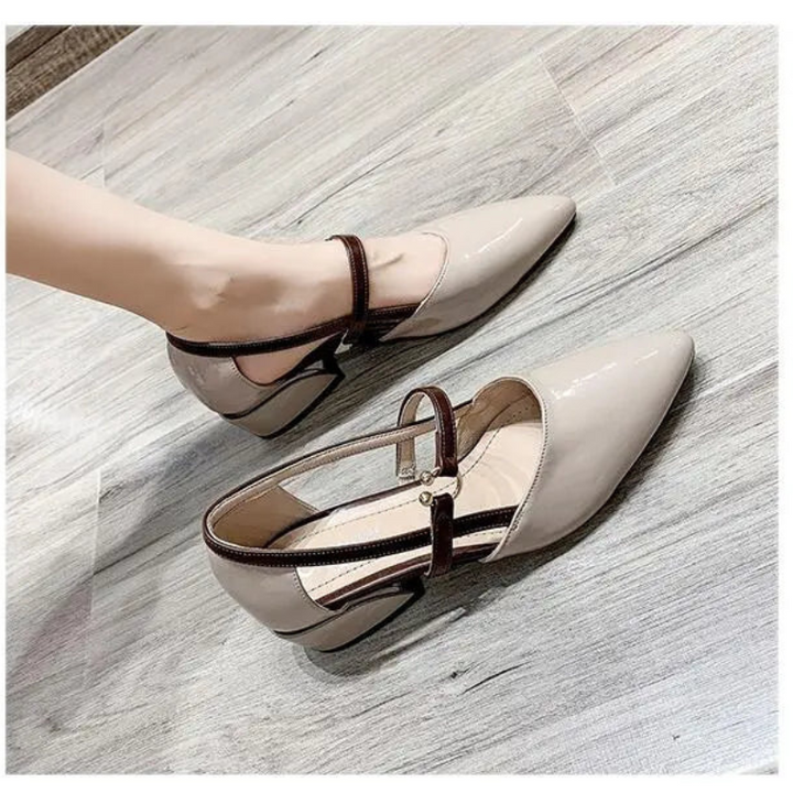 Damen Slingback Pumps spitz mit 3,5 cm Absatz | Eleganter Look, alltagstauglich &amp; bequem | Dämpfende Sohle | Sommer &amp; Events