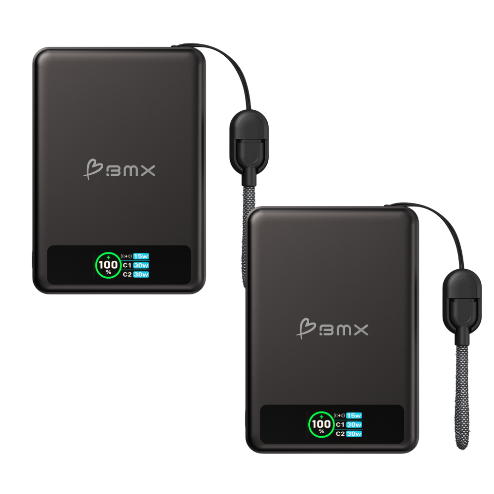 Magnetische Powerbank 10000 mAh | Qi2 Powerbank mit 30W USB-C Schnellladung 2er-Set