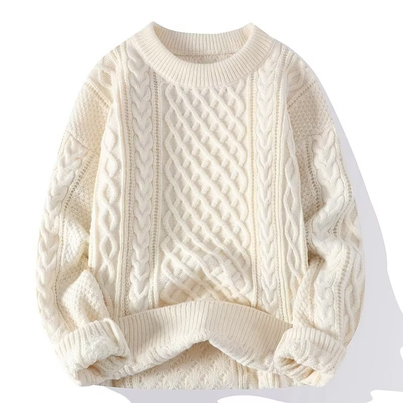 Damen Strickpullover mit weicher Strickstruktur | Warmer Pullover mit klassischem Schnitt für Alltag, Büro und Freizeit