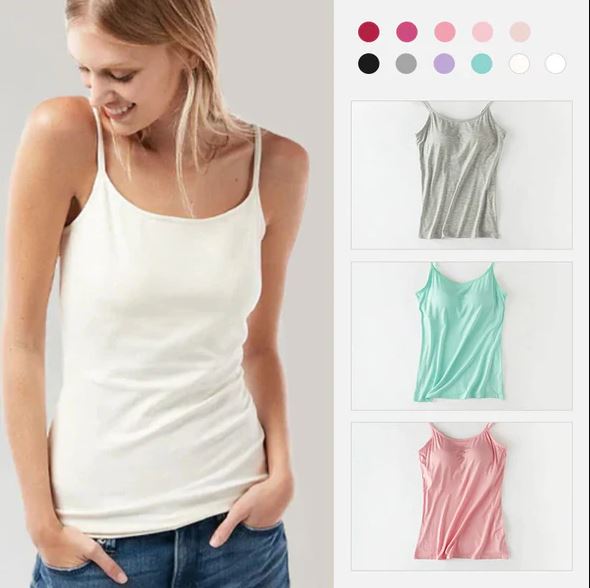 BraComfort™ Tank Top with Built-in Bra