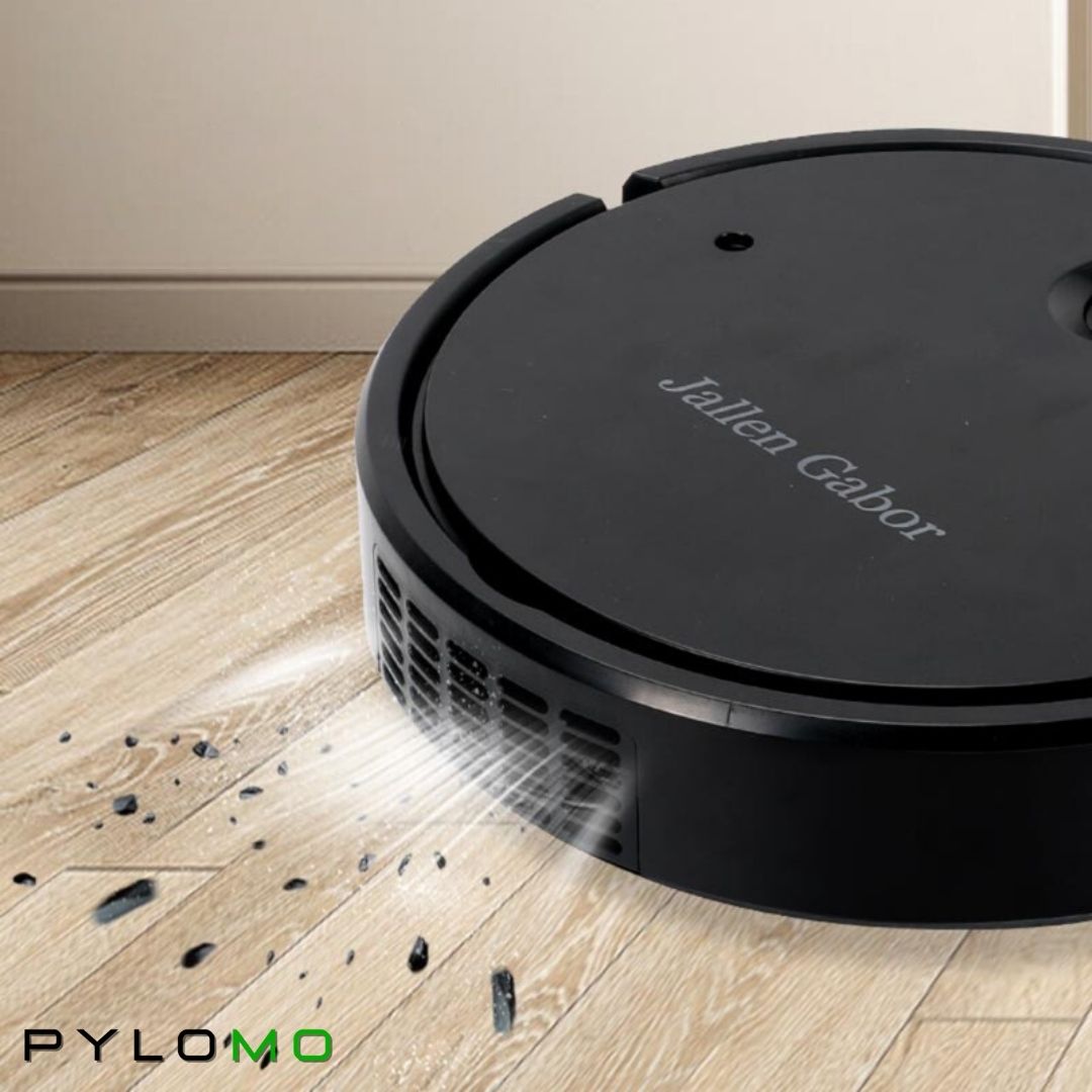 Robot Vacuum Cleaner with Mopping Function | Vacuuming &amp; Mopping in One Device | Quiet under 60 dB, Compact for Under Furniture | Up to 90 Min Runtime