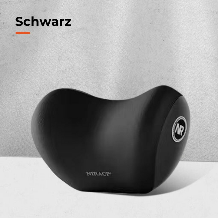 Neck &amp; lumbar pillow for car | ergonomic cervical spine &amp; back support | memory foam, adjustable &amp; easy to install