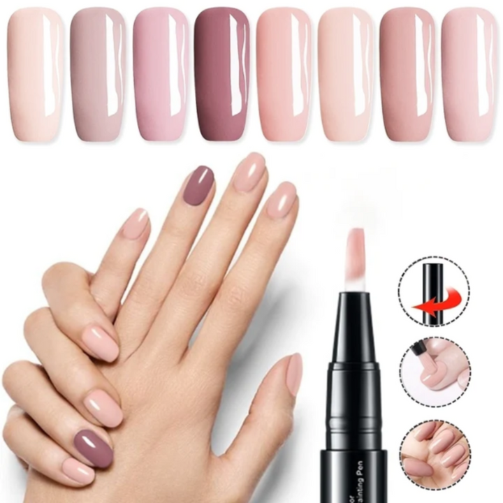 Gel Nail Art Pen Set | Precise Lines &amp; Details | Highly Pigmented, Fast Drying | 28 Colors for Creative Designs