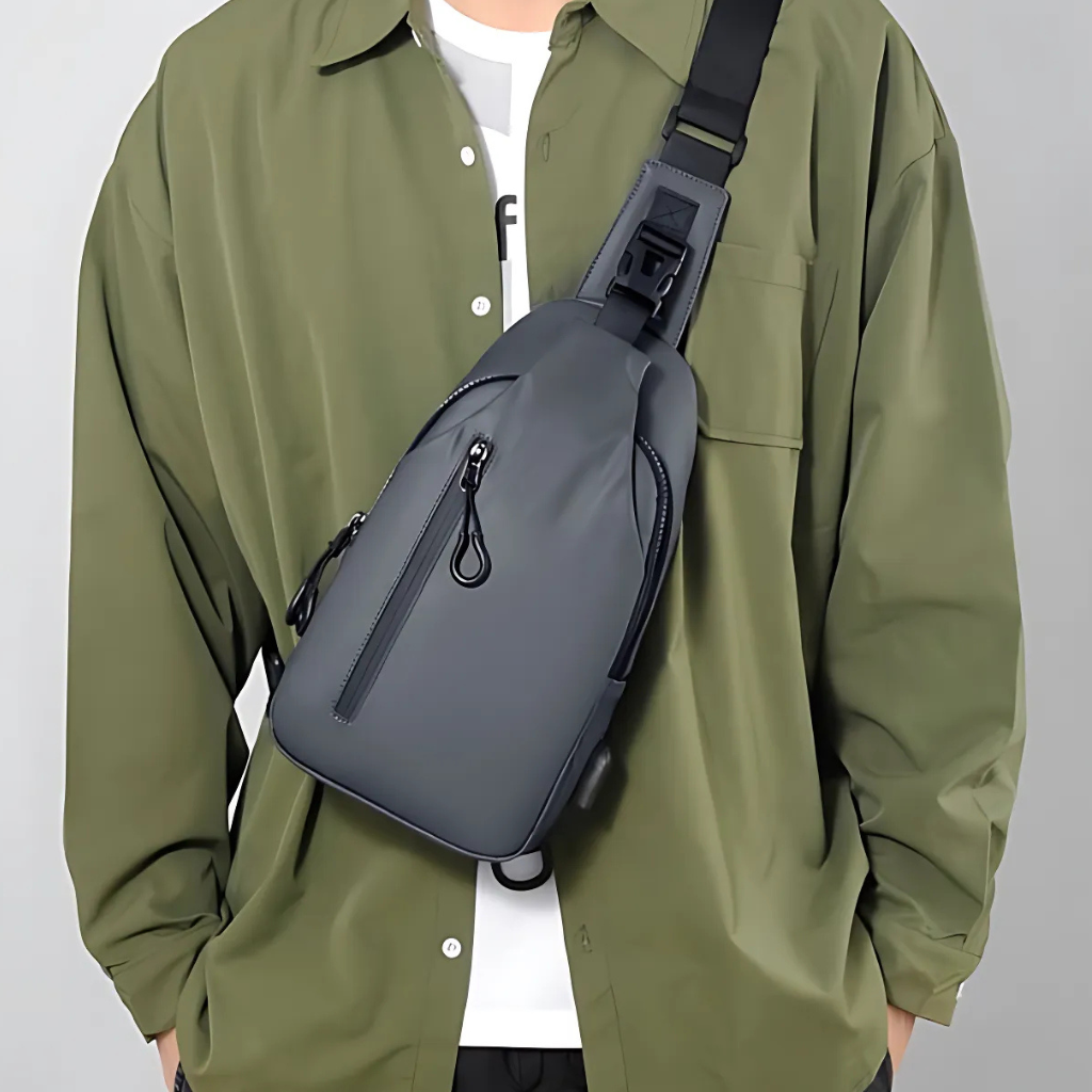 Táskás lopásgátló crossbody táska rejtett cipzárokkal és vízlepergető anyagból | 6+ rekesz útlevél/telefon számára | Biztonságos és kompakt