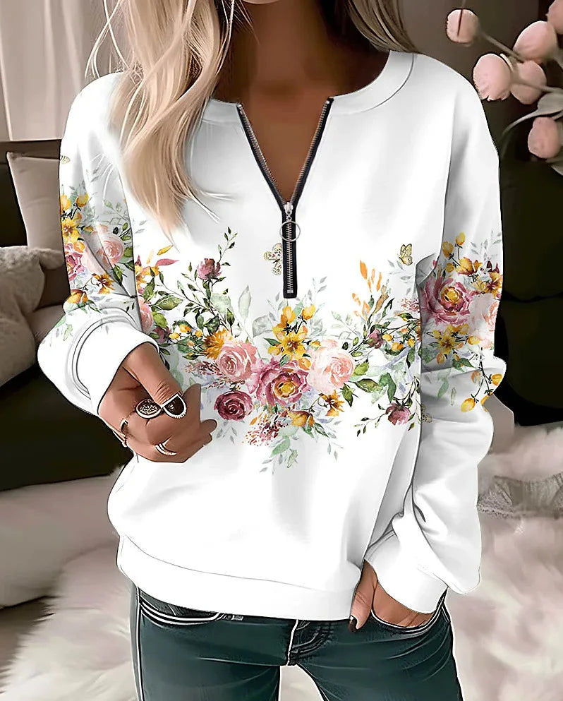 Marie | Maglione da donna con motivo floreale