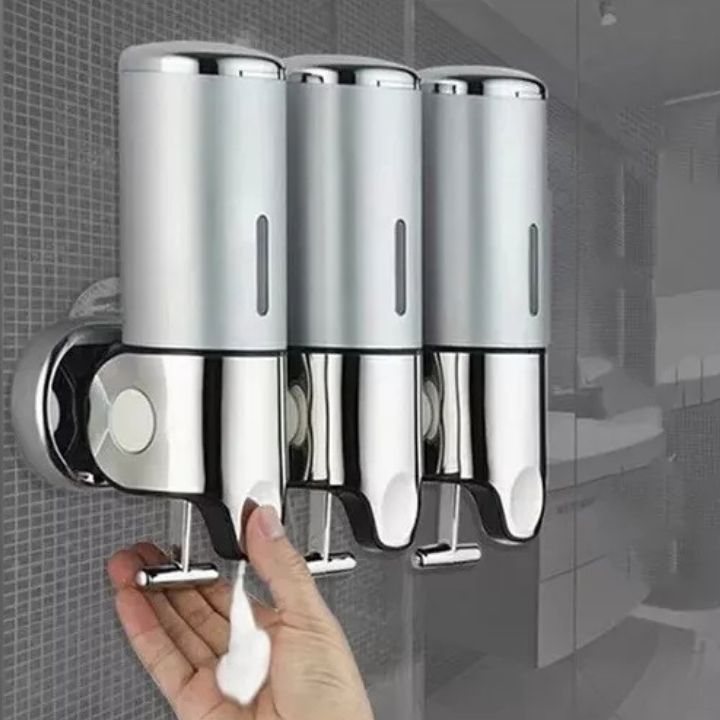 Wall-Mounted Soap Dispenser | Stainless Steel &amp; ABS | Modern Design | Space-Saving &amp; Refillable