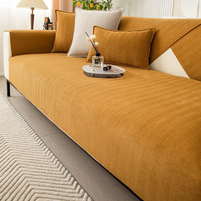 Non-slip fleece comfort cover 120 × 150 cm | Warm, soft &amp; skin-friendly | For sofa, car &amp; office, machine washable