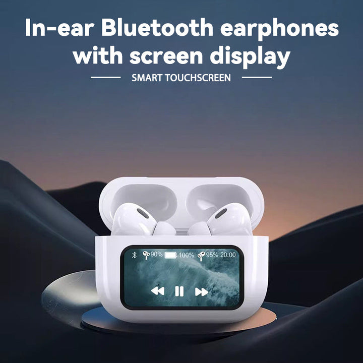 Bluetooth Kopfhörer | In-Ear Kopfhörer mit 2-Zoll-Touchscreen, ENC-Geräuschreduzierung, Bluetooth 5.3 und 32 Std. Akkulaufzeit