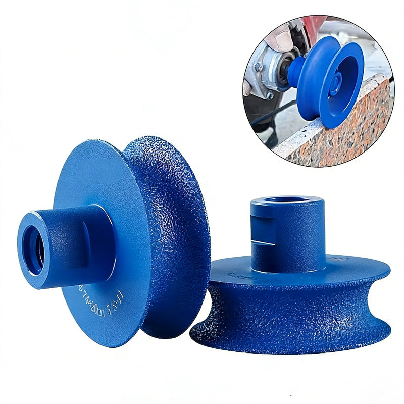 Diamantschleifscheibe 74 mm | Schleifscheibe für Winkelschleifer zur Kantenbearbeitung von Granit, Marmor und Beton