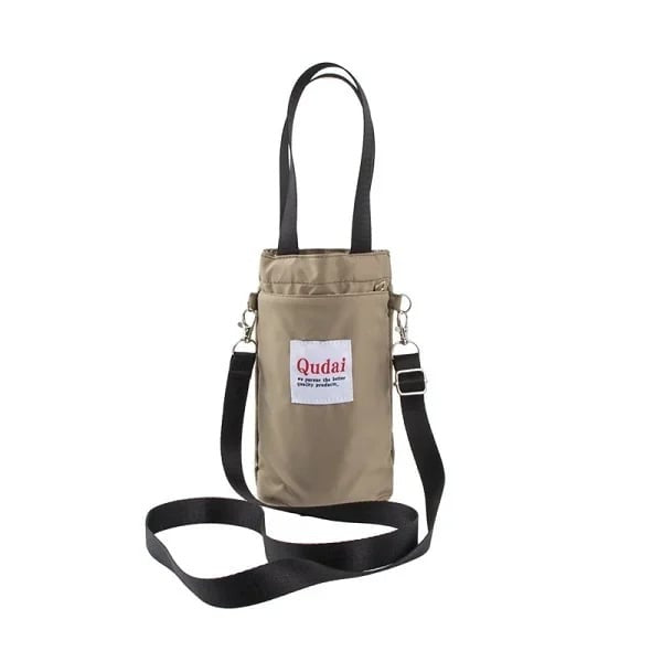 Umhängetasche | Multifunktionale Schultertasche mit Getränkehalter für Alltag und Freizeit