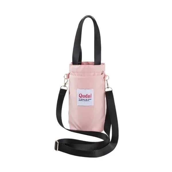 Umhängetasche | Multifunktionale Schultertasche mit Getränkehalter für Alltag und Freizeit